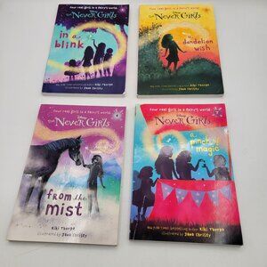 The Never Girls Series by Kiki Thorpe Lot of 4 Chapter Books - BK122